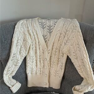 Cream colored lightweight sweater